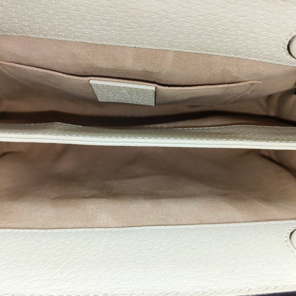 Ophidia Small Calfskin White