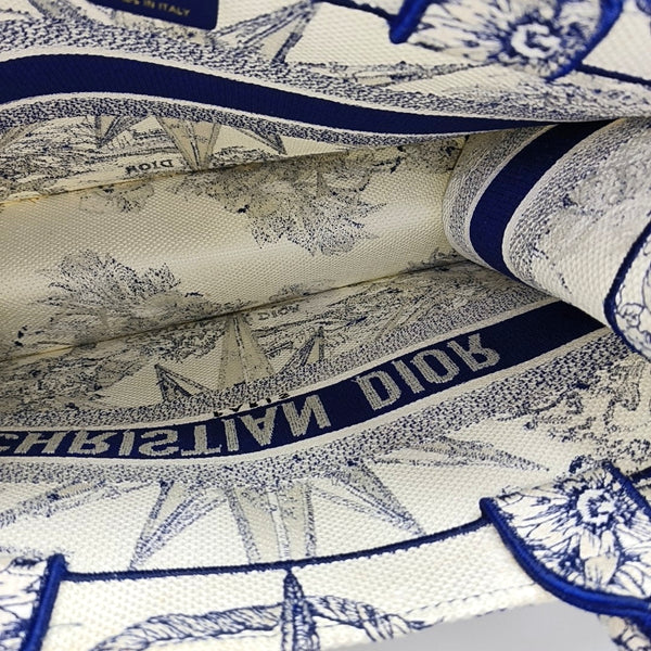 Book Tote Medium Canvas Blue