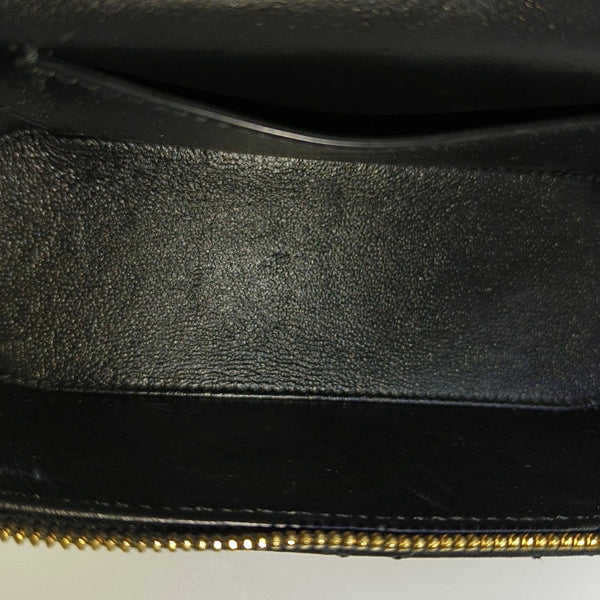 80'S VANITY Mini Quilted Lambskin Black
