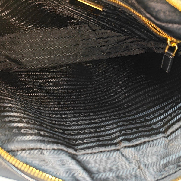 Bauletto Saffiano Calfskin Black