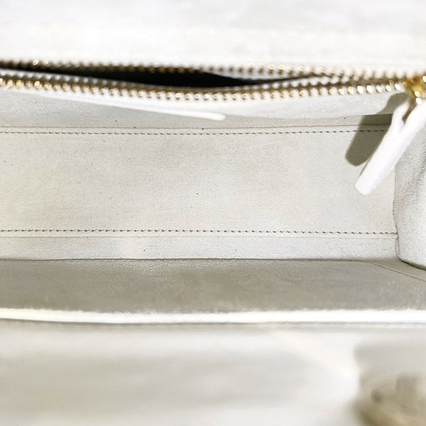 Lady Dior Small Quilted Lambskin White