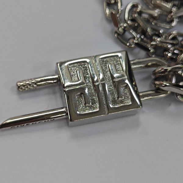 Lock Metal Silver Necklace