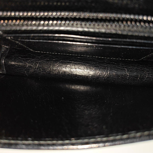 Quilted Calfskin Shoulder Bag Black
