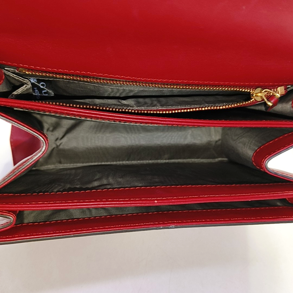 Zumi Small Calfskin Red