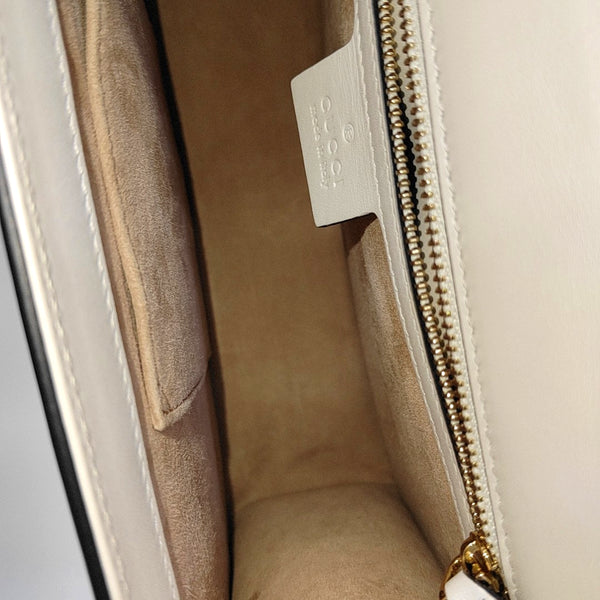 Sylvie Small Calfskin White