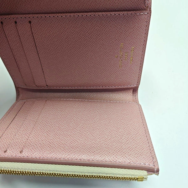 VICTORINE Damier Azur Coated Canvas White Wallet