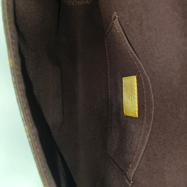 FAVORITE MM Monogram Coated Canvas Brown