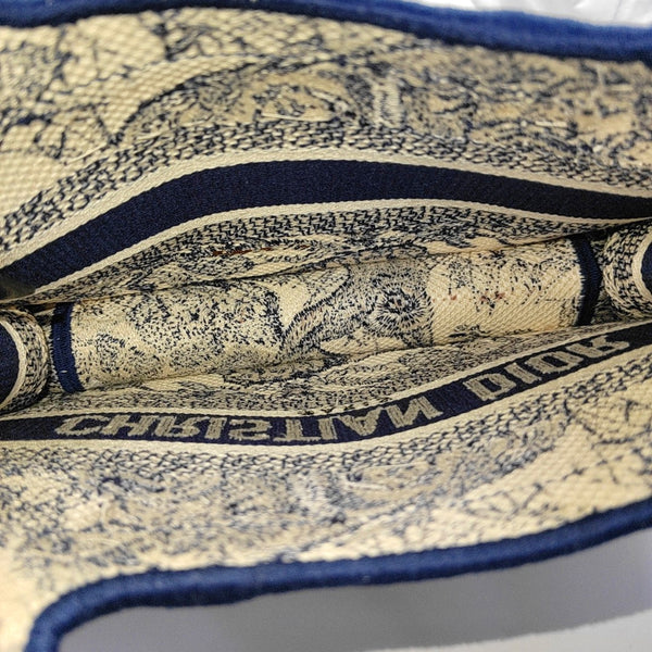 Authenticated pre-owned Book Tote Mini Fabric Blue - Tote Bag at Looply