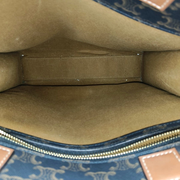 CABAS CELINE Small Coated Canvas Brown