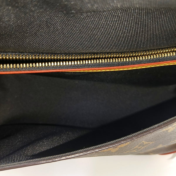 DIANE Monogram Coated Canvas Brown
