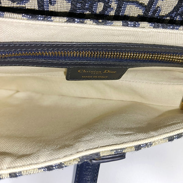 Saddle Medium Monogram Canvas Blue