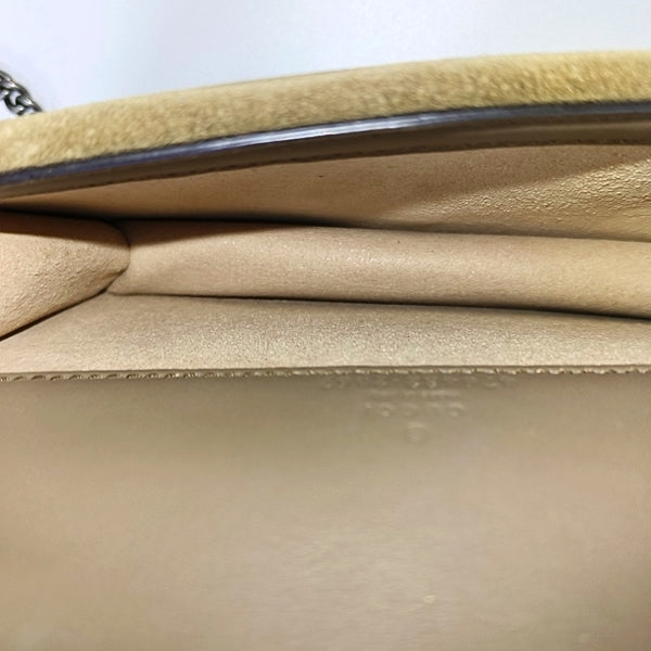 Dionysus Super Mini Monogram Coated Canvas Beige