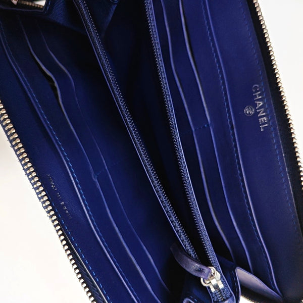 Quilted Calfskin Blue