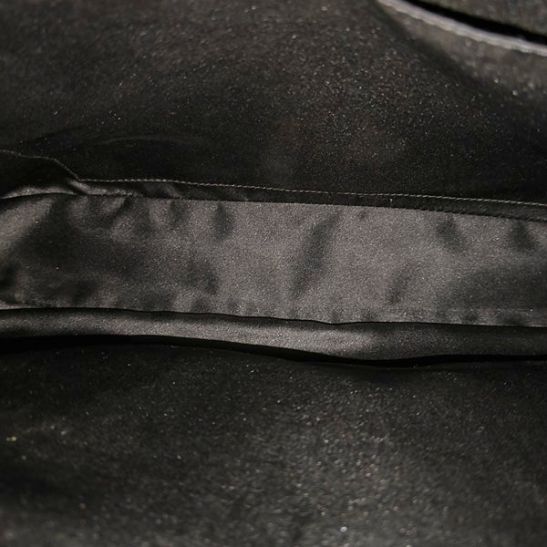 CHANEL GST Large Quilted Grained Calfskin Black