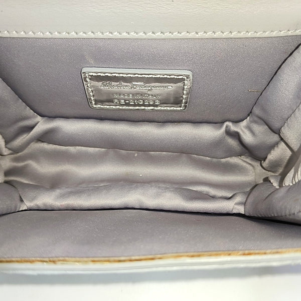 Special Material Shoulder Bag Silver