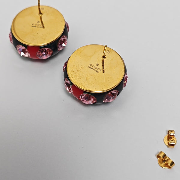 Interlocking G Metal Multicolor Stud Earrings