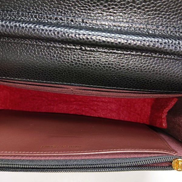 WOC Quilted Calfskin Black
