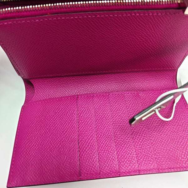 Kelly Medium Epsom Purple Wallet
