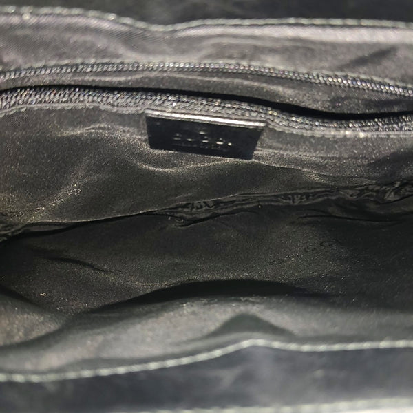 Monogram Canvas Shoulder Bag Black