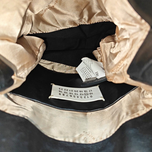 Calfskin Top Handle Bag Black