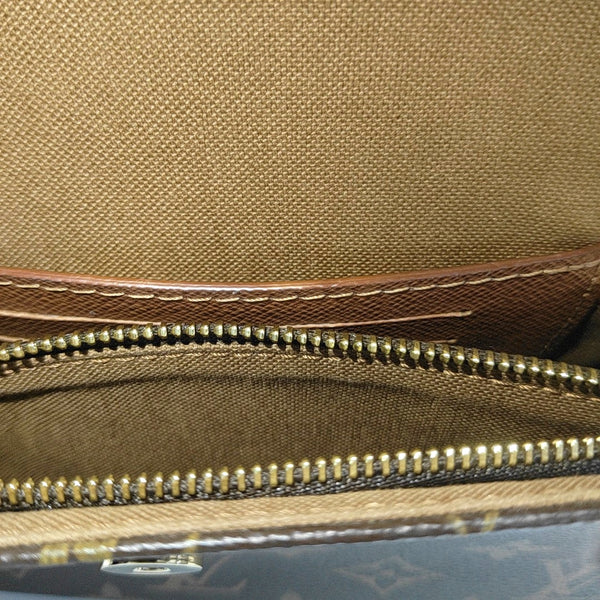 IVY Monogram Coated Canvas Brown