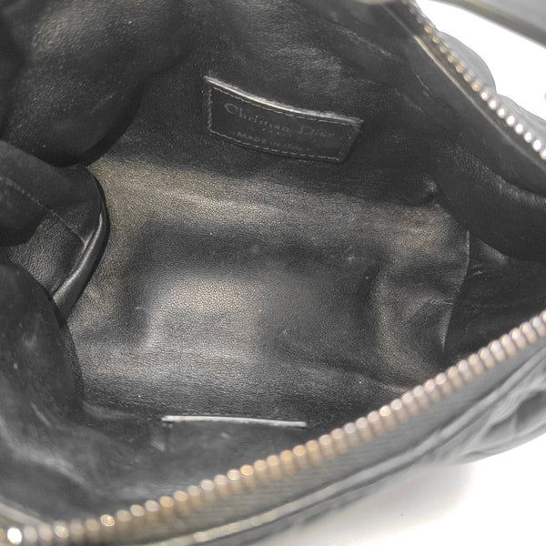 Diortravel Nomad Small Cannage Calfskin Black