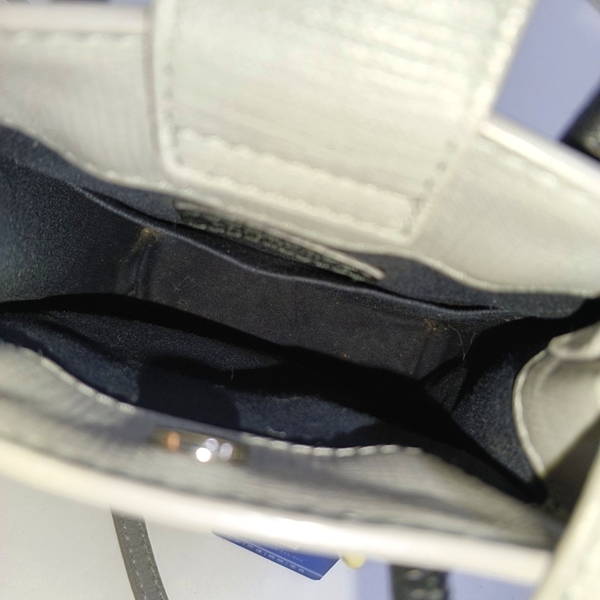 Shopping Bag Calfskin Gray