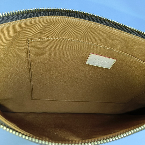 TOILLETTE Monogram Coated Canvas Brown