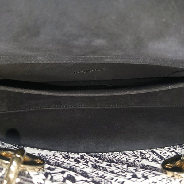 Lady D-Joy Medium Calfskin Black