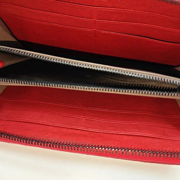 Calfskin Wallet Red