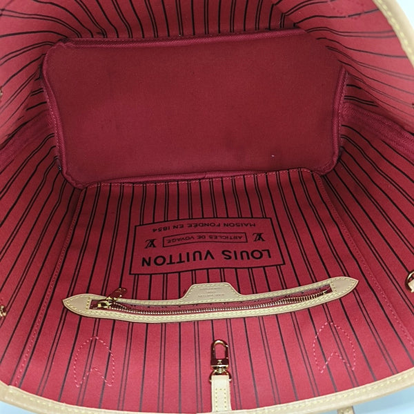 NEVERFULL MM Monogram Coated Canvas Brown