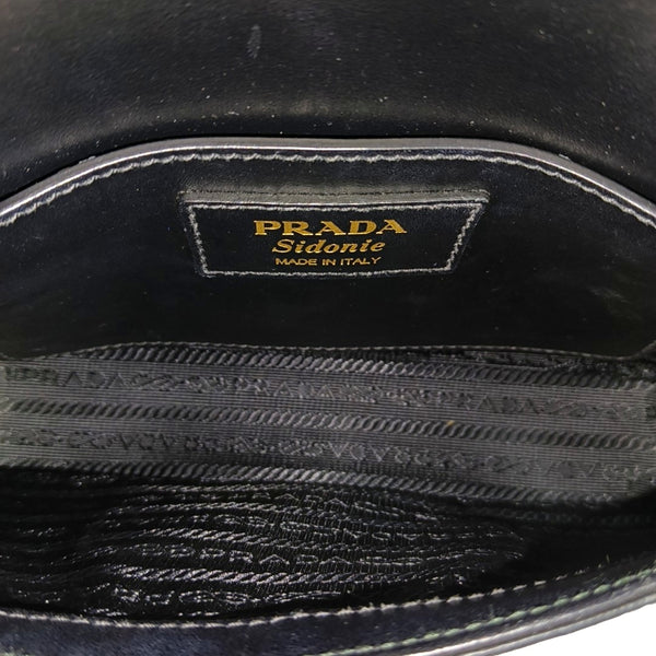 Sidonie Saffiano Calfskin Black