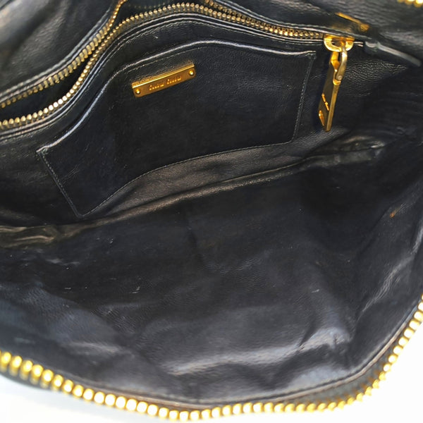 Quilted Lambskin Clutch Black