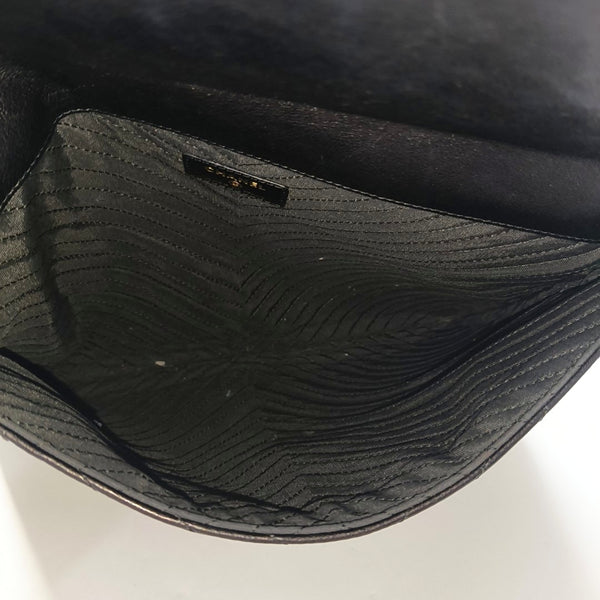 Chevron, Quilted Calfskin Black