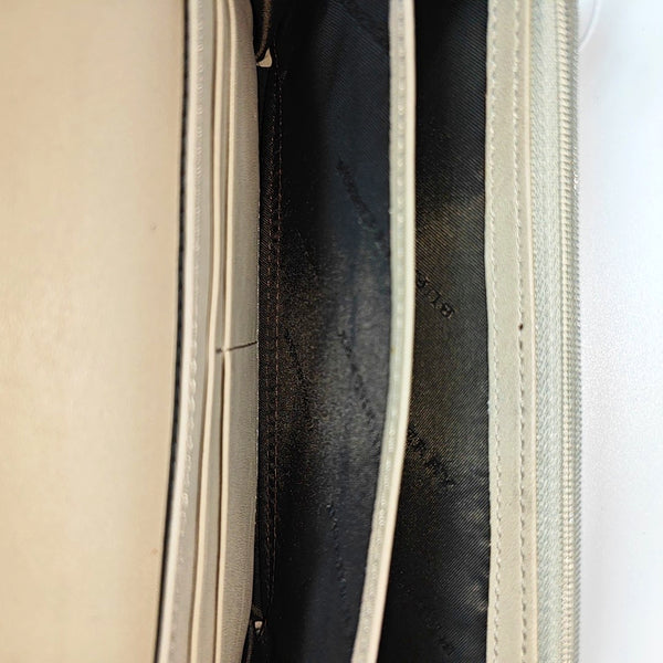 Coated Canvas Wallet Gray