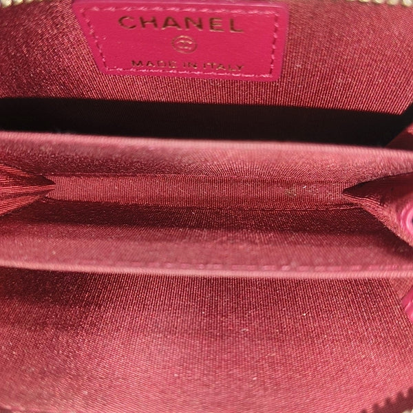 CHANEL 19 Small Quilted Lambskin Black Coin Purse