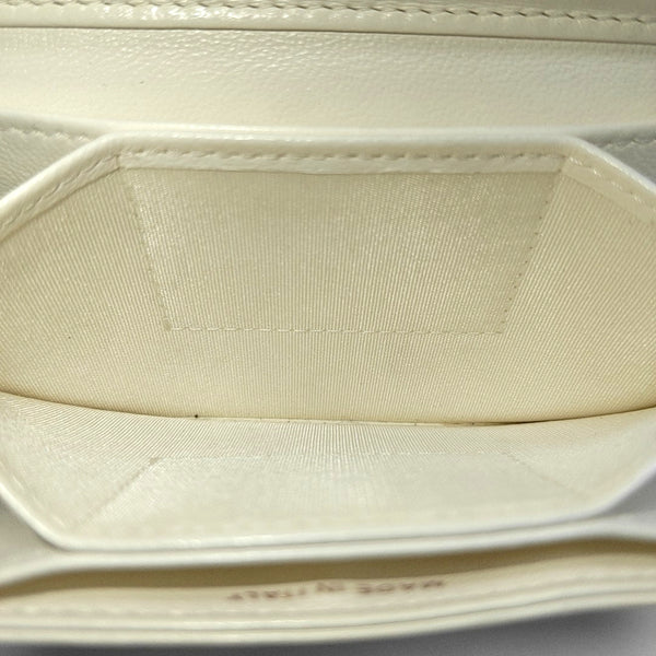 Quilted Lambskin Shoulder Bag White