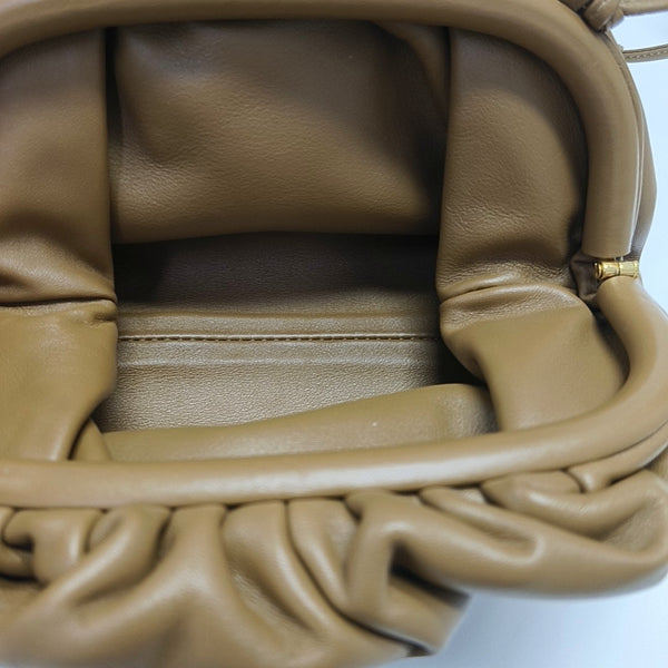 Authenticated pre-owned The Pouch Mini Calfskin Brown - Shoulder Bag at Looply