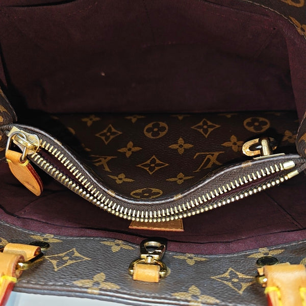 MONTAIGNE Monogram Coated Canvas Brown