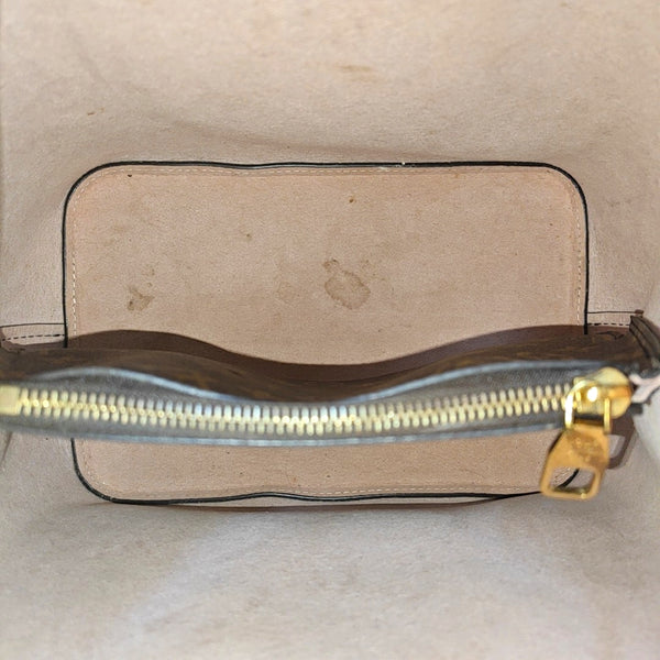 NÉONOÉ MM Monogram Coated Canvas Brown