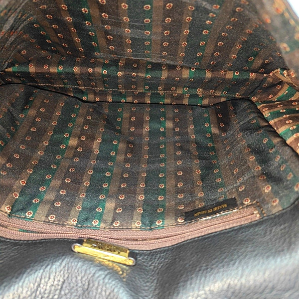 Calfskin Bucket Bag Blue