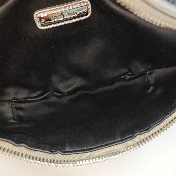 Two-Tone Waist Bag Special Material Silver