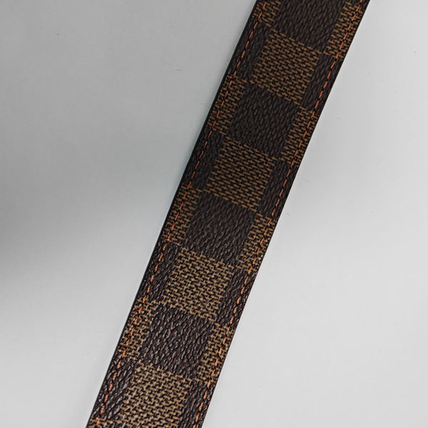 Coated Canvas Belt Brown