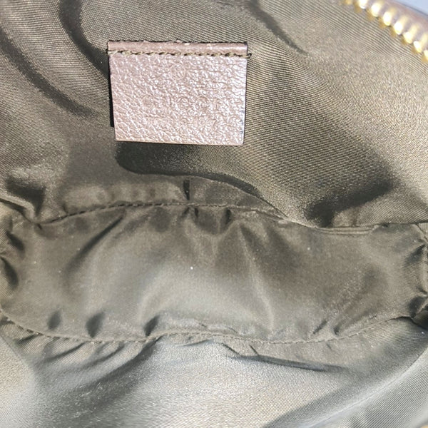 Ophidia Mini Monogram Coated Canvas Beige