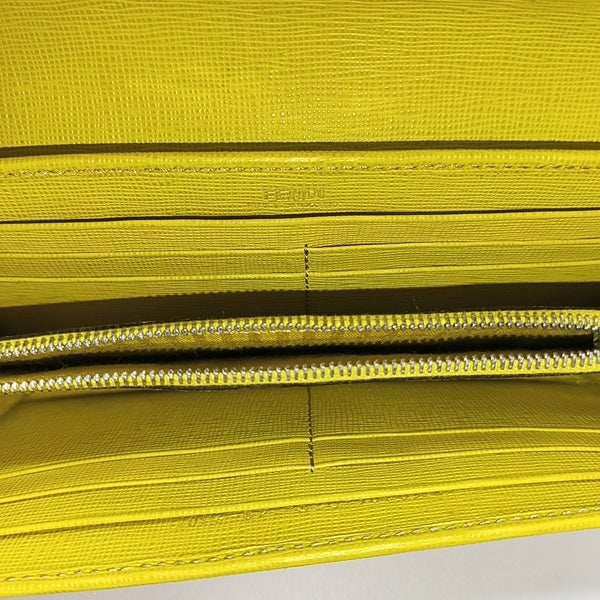 Calfskin Wallet Yellow
