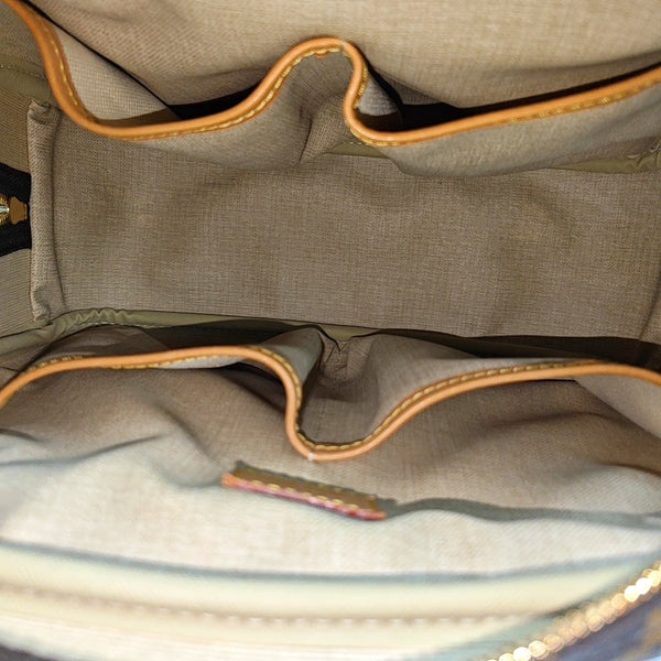 DEAUVILLE Monogram Coated Canvas Brown