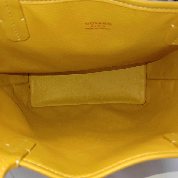 Authenticated pre-owned Anjou Mini Coated Canvas Yellow - Tote Bag at Looply