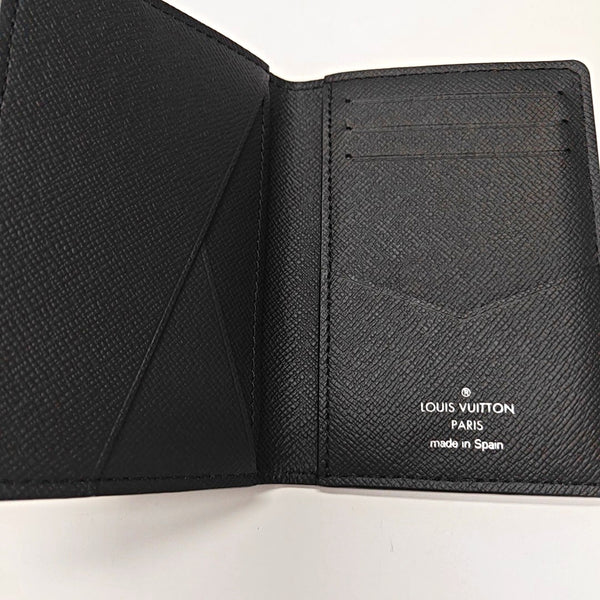 Monogram Coated Canvas Card Holder Mini Black