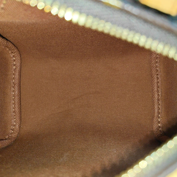 SPEEDY Nano Monogram Coated Canvas Brown