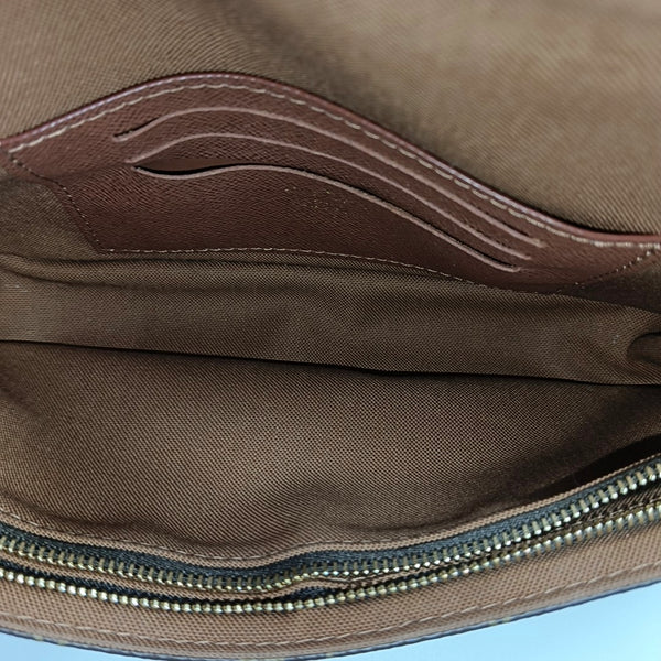 IVY Monogram Coated Canvas Brown